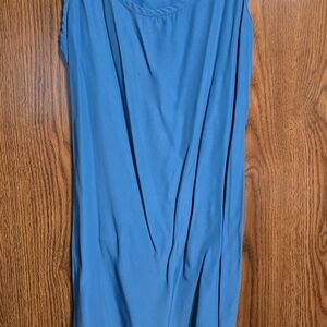 Elegant Blue Sleeveless Top